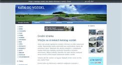 Desktop Screenshot of katalog-vozidel.cz