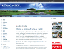 Tablet Screenshot of katalog-vozidel.cz